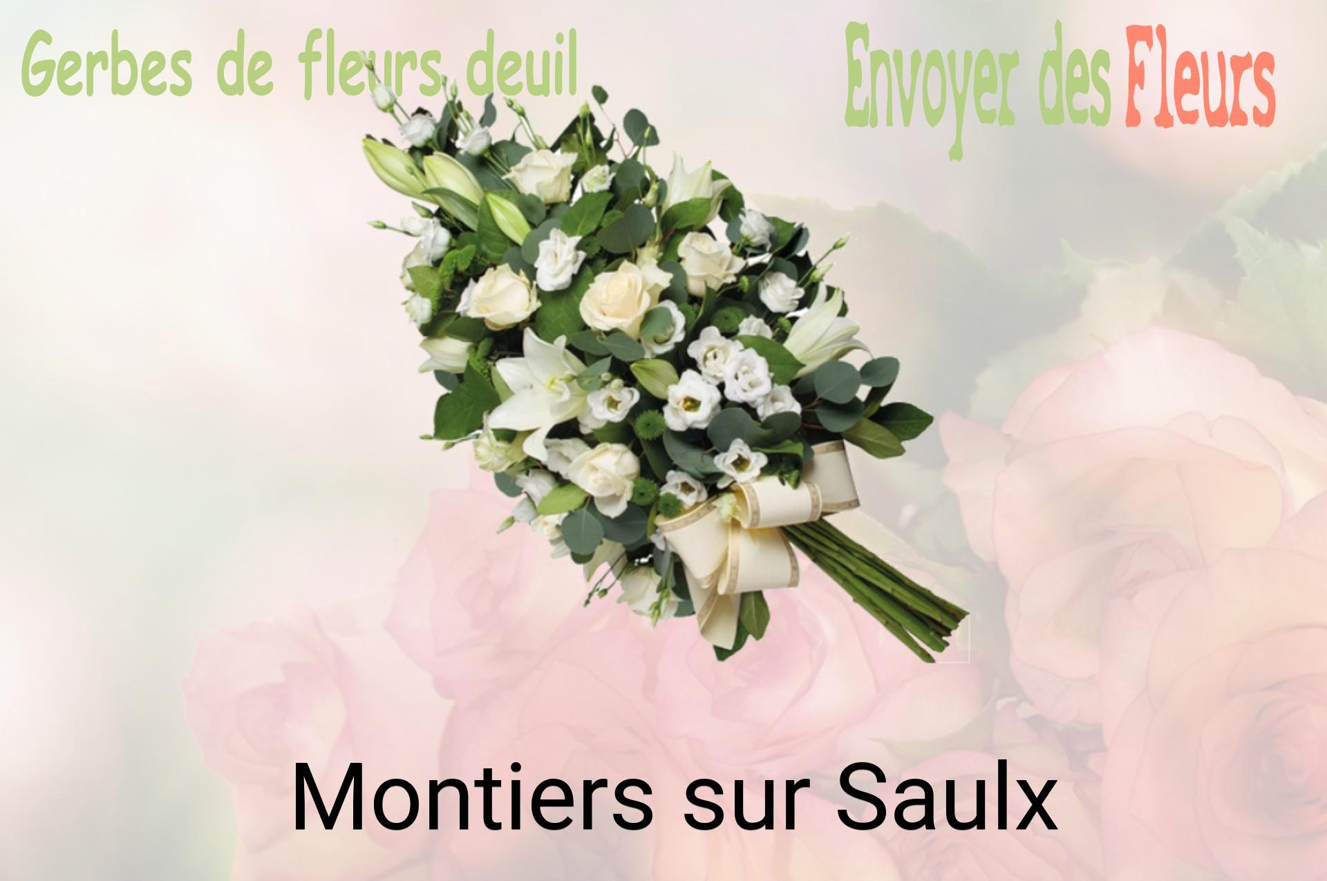 Gerbe de fleurs de deuil livrée à Montiers-sur-Saulx
